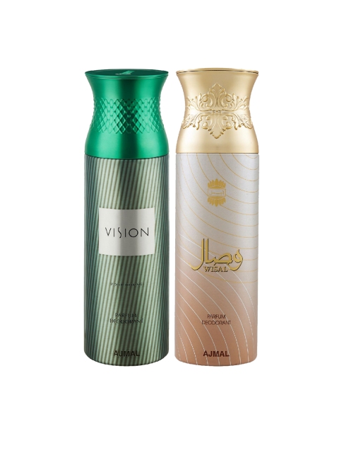

Ajmal Set of 2 Deodorant Spray, Green
