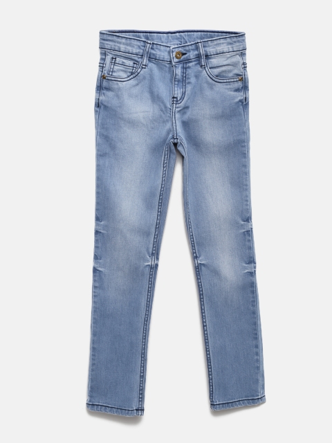 

YK Boys Blue Regular Fit Mid-Rise Clean Look Stretchable Jeans