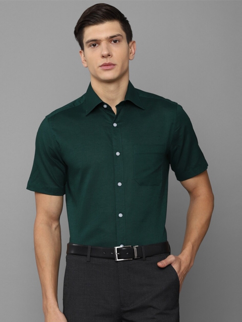 

Louis Philippe Men Green Formal Shirt