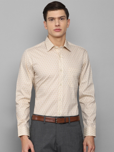

Louis Philippe Men Cream-Coloured Slim Fit Formal Shirt