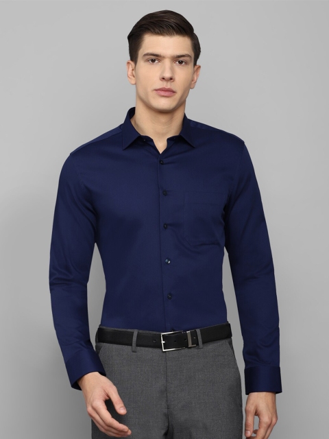 

Louis Philippe Men Navy Blue Slim Fit Formal Shirt