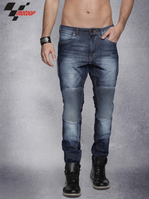 

Roadster Moto GP Men Blue Slim Fit Mid-Rise Clean Look Stretchable Jeans