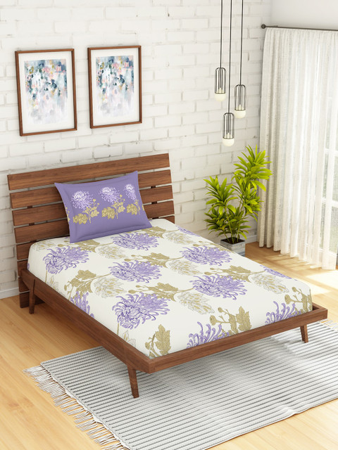 

SPACES Unisex Purple Bedsheets