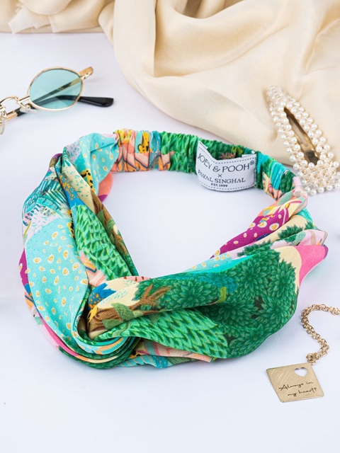 

Payal Singhal Women Multi-Coloured Printed Bandana Headband