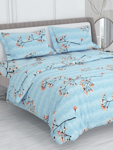 

EXORA Unisex Multi Bedsheets, Blue