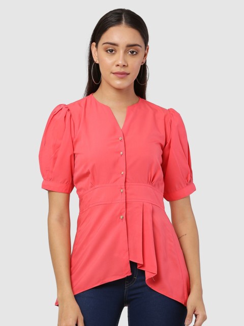 

The Label Bar Pink Crepe Top