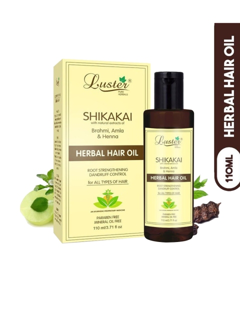 

Luster Bhringraj Amla Brahm Herbal Hair Oil 110ml, Na