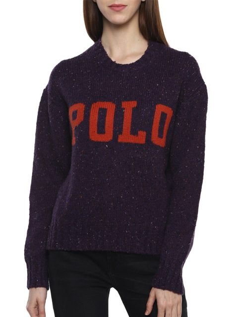 

Polo Ralph Lauren Women Purple Sweaters