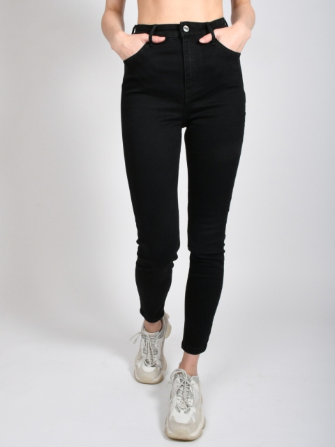 

LOVEGEN Women Black Skinny Fit High-Rise Stretchable Jeans