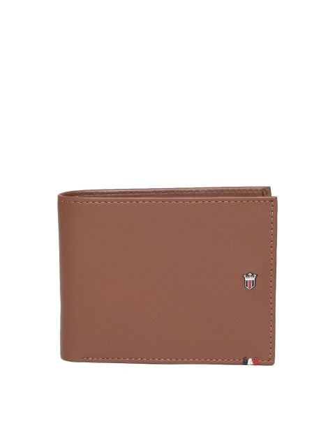 

Louis Philippe Men Brown Solid Genuine Leather Two Fold Wallet