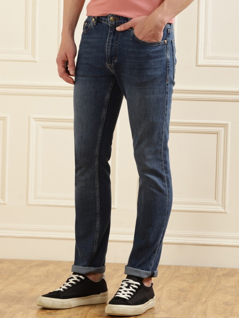 

7 For All Mankind Men Blue Slim Fit Light Fade Jeans