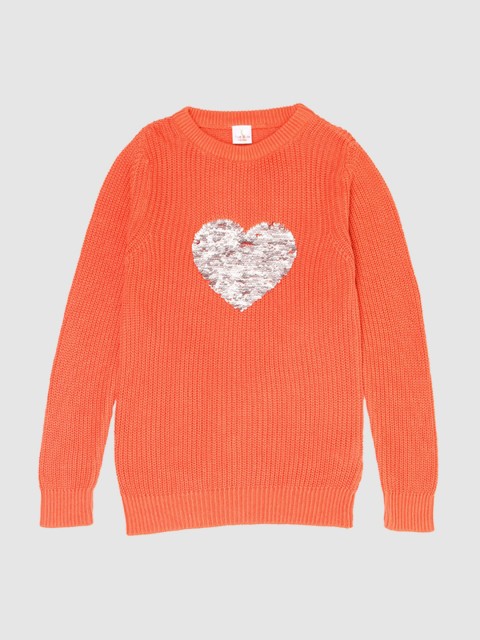 

PORTOBELLO Girls Peach-Coloured Pullover