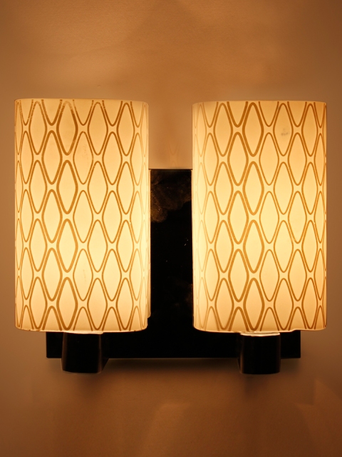 

THE LIGHT STORE White & Steel-Toned Wall Lights