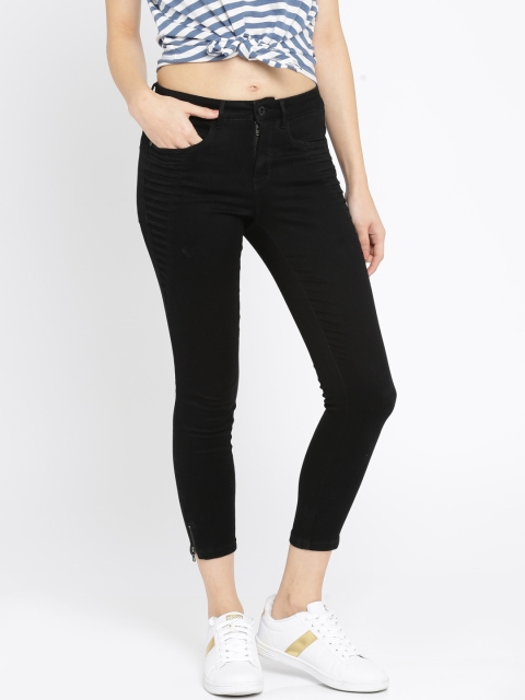 

ONLY Women Black Skinny Fit Stretchable Jeans