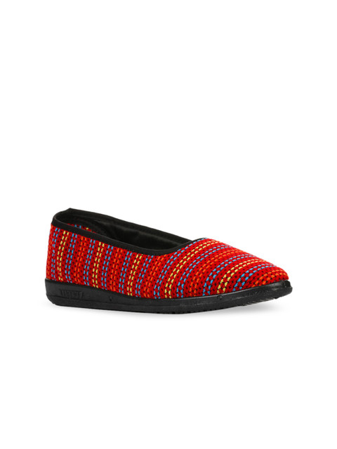 

Liberty Women Red Printed Loafers
