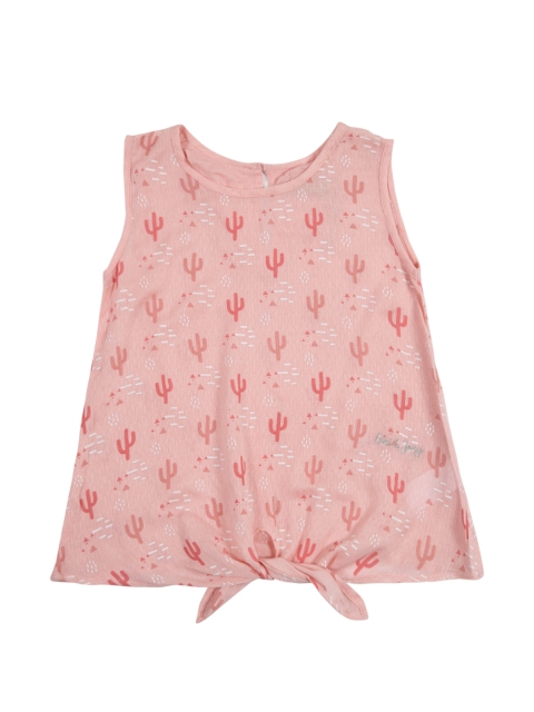 

Gini and Jony Girls Pink Cactus Print Top