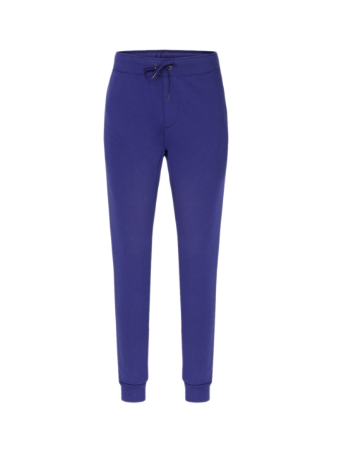 

Polo Ralph Lauren Men Blue Solid Cotton Track Pants