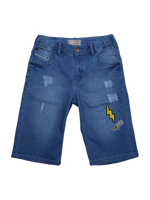 

Gini and Jony Boys Blue Washed Regular Fit Denim Shorts