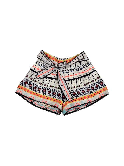 

Gini and Jony Girls Multicoloured Printed Shorts, Multi
