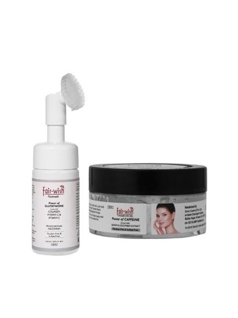 

Fair Wish Set of 2 Under Eye Gel & Face Wash, White