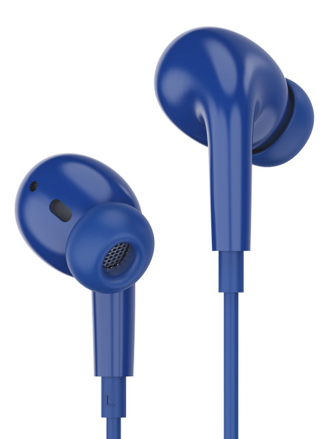 

Ambrane Wired Earphones with In-line Mic for Clear Calling - Blue