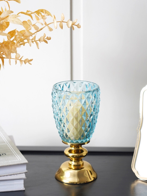 

Pure Home and Living Blue Small Candle Holders