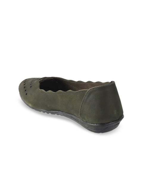 

Mochi Women Green Embellished Ballerinas Flats