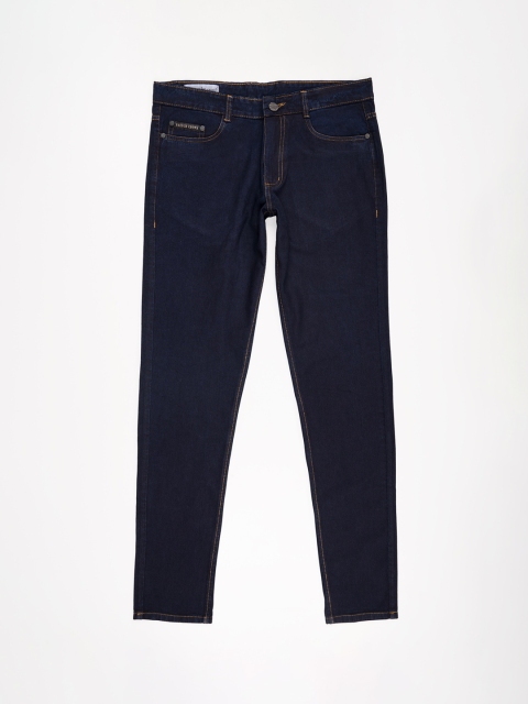 

FRENCH CROWN Men Blue Slim Fit Slash Knee Stretchable Jeans