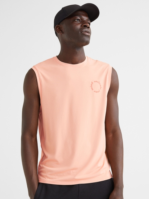 

H&M Orange Relaxed Fit Fast-Drying Sports Vest Top
