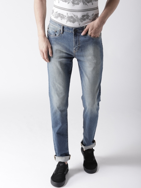 

Aeropostale Men Blue Regular Fit Mid-Rise Clean Look Jeans
