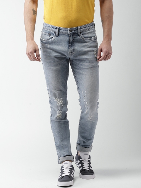 

Aeropostale Men Blue Skinny Fit Mildly Distressed Stretchable Jeans