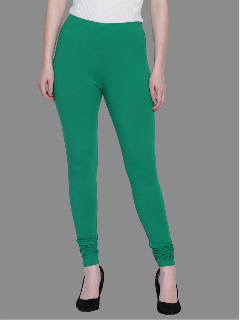 

SPIFFY Women Green Plus Size Solid Leggings