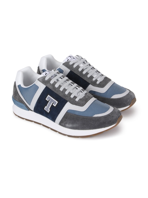 

Ted Baker Men Grey Leather Sneakers