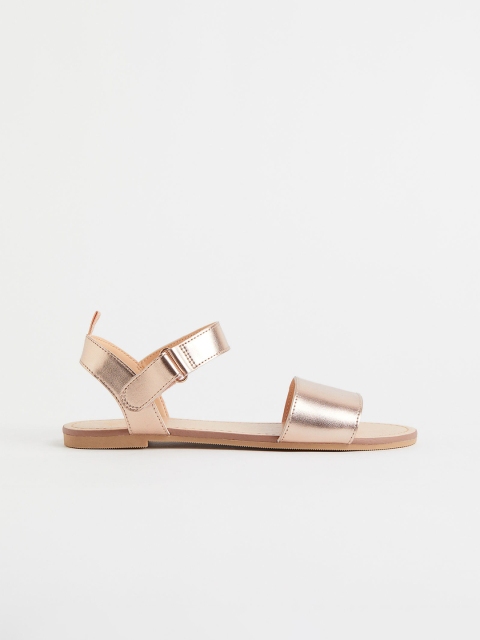 

H&M Girls Bronze Tone Flat Sandals