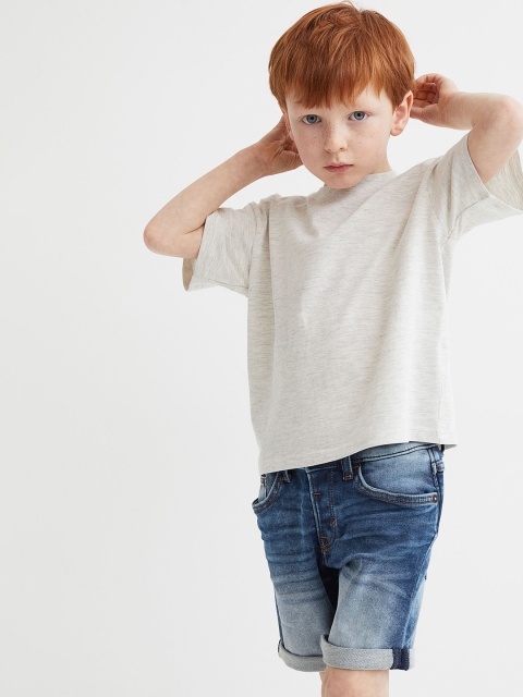 

H&M Boys Blue Super Soft Slim Fit Shorts