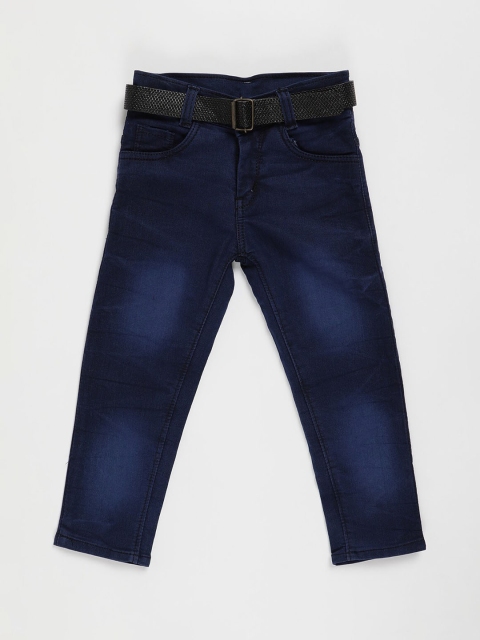 

V2 Value & Variety Boys Blue Low Distress Light Fade Jeans