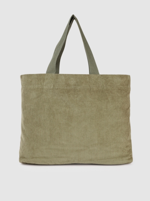 

Accessorize Women Green Structured Tote Bag