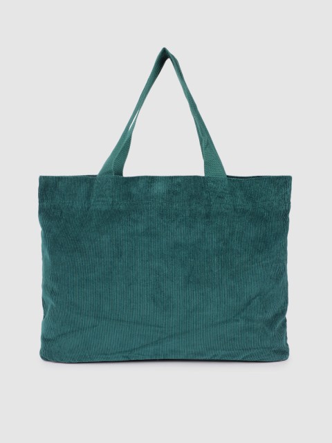 

Accessorize Women Teal Structured Tote Bag