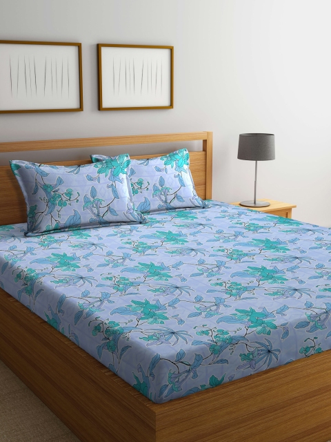 

BOMBAY DYEING Unisex Green Bedsheets