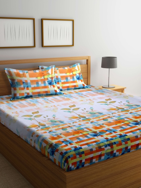 

BOMBAY DYEING Unisex Orange Bedsheets