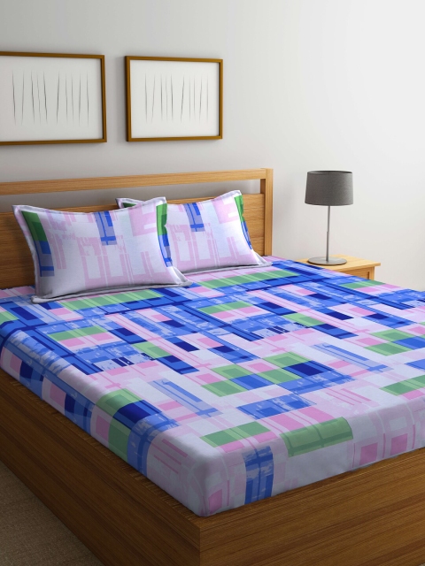 

BOMBAY DYEING Unisex Blue Bedsheets