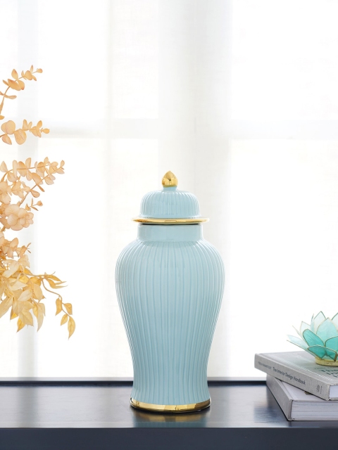 

Pure Home and Living Blue Medium Urn