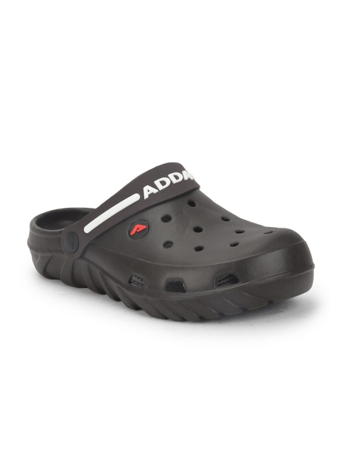 

Adda Men Brown & Black Clogs Sandals