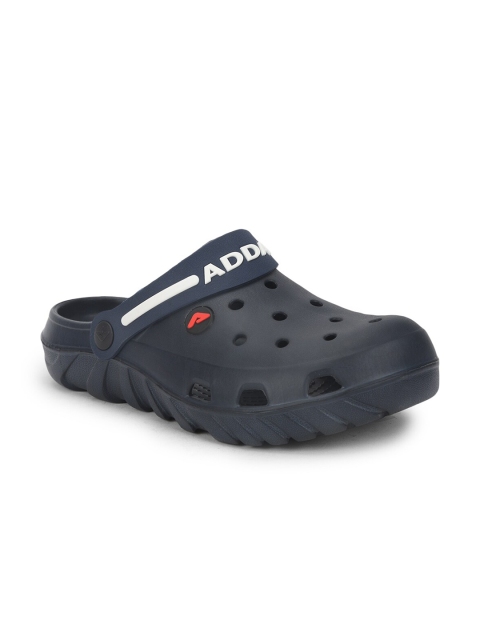 

Adda Men Navy Blue & White Clogs Sandals