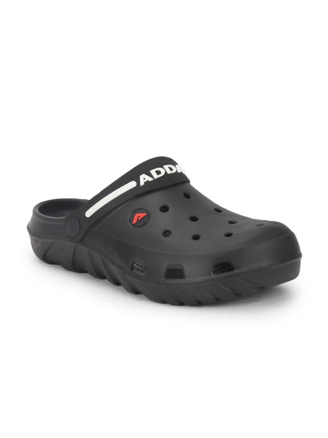 

Adda Men Black & White Clogs Sandals