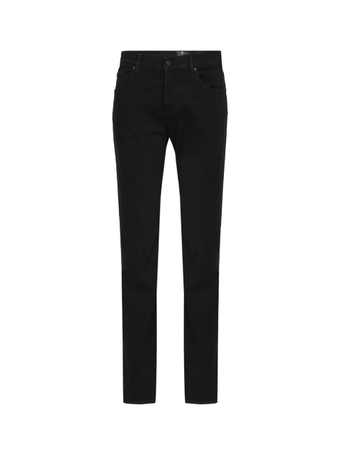 

7 For All Mankind Men Black Skinny Fit Jeans