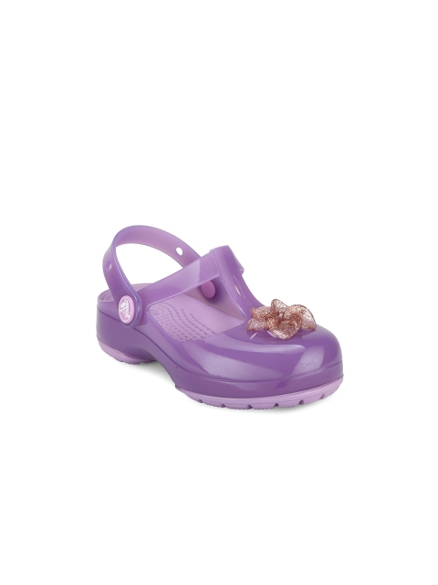 

Crocs Girls Purple Clogs