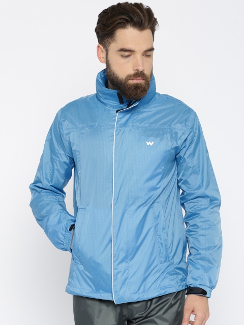 

Wildcraft Blue Hodded Rain Pro Jacket