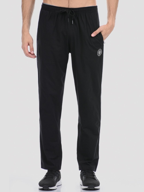 

Cloak & Decker by Monte Carlo Men Black Solid Cotton Track Pants