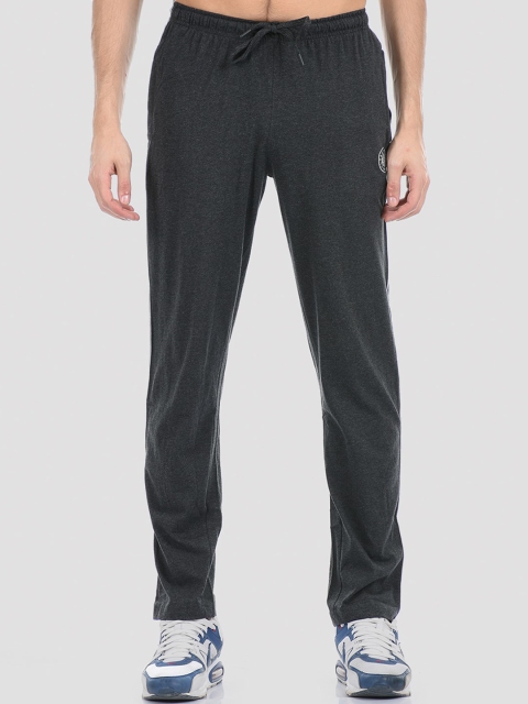 

Cloak & Decker by Monte Carlo Men Charcoal Grey Solid Track Pant, Grey melange